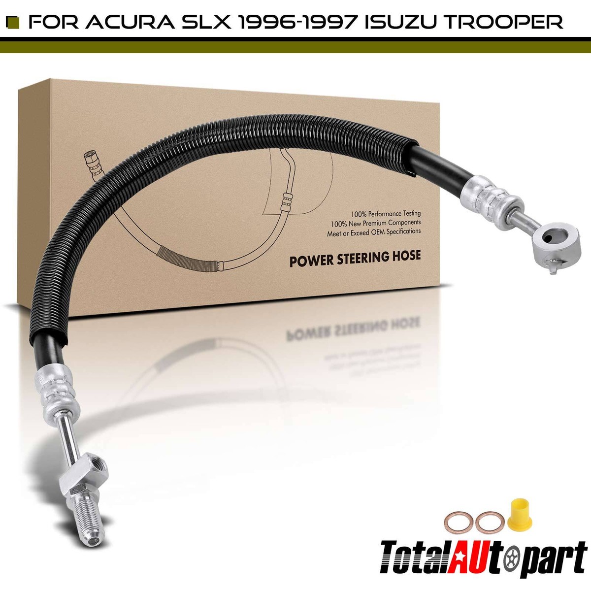 ileess ISOLINE_AX510 ② Power Steering Pressure Line Hose Assembly for Acura SLX