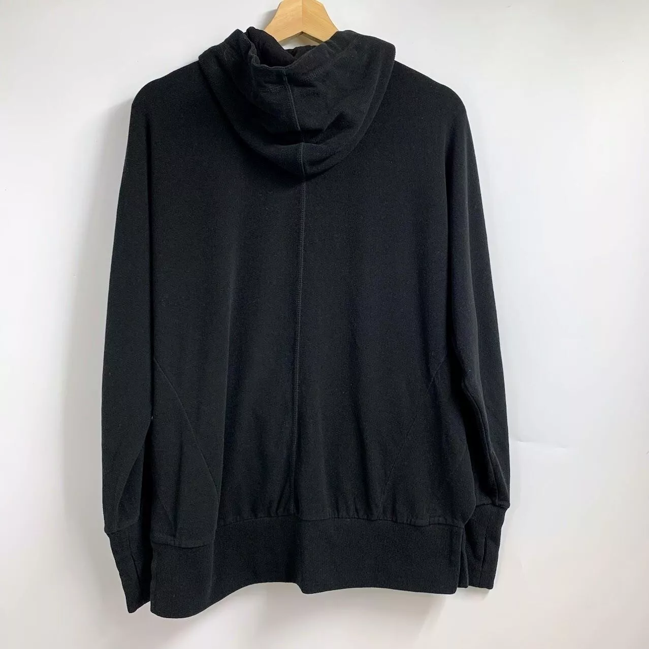 sweaty-betty cotton pullover stretch cropped long sleeve hoodie