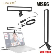 LUXCEO WS66 LED Video Light Kit 2500K-9000K USB LED Video Conference Lighting