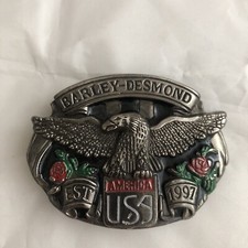 Barley Desmond USA Eagle Belt Buckle