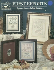 Bless This Home Union Child Samplers Cross Stitch Patterns Leaflet First Efforts