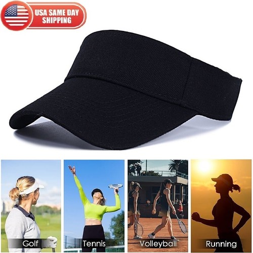 Adjustable Sun Visor Hat Golf Tennis Beach Men Baseball Cap Summer Plain Women