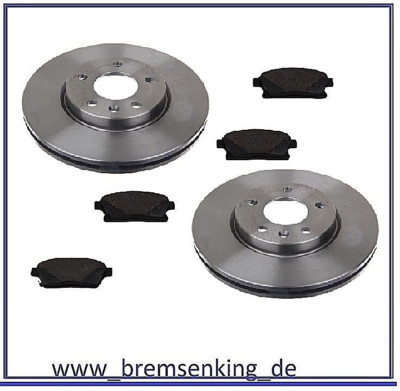 Opel Ampera (R12) Bremsen Bremsscheiben + Bremsbeläge vorne Vorderachse