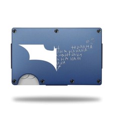 Custom Laser Engraved Wallet - BATMAN  JOKER LAUGH HA - GREAT GIFT WALLET