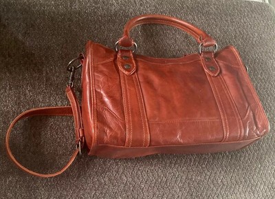 melissa washed leather satchel