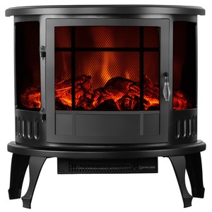 Kenwell 23 Electric Fireplace Stove 1500w Heater Realistic Flame