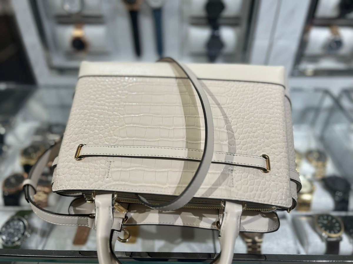 値下げ❣️新品 タグ付 マイケルコース セパレート 水着 白x濃紺 USA購入 $485.00 Michael Kors Collection Belted Wrap one-piece