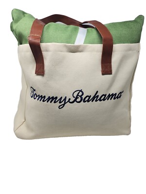 TOMMY BAHAMA Decorative Throw Pillows And Large Tote Bag