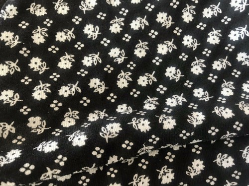 LANDANA girls women cancer head cap black white flowers print new xs summer - Picture 2 of 3