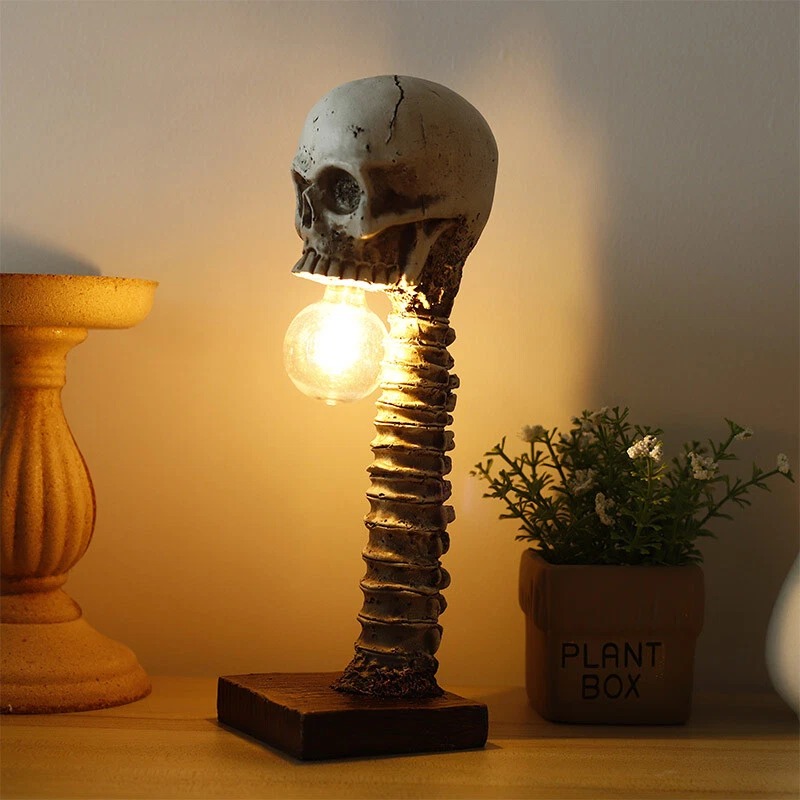 Black sale skeleton lamp