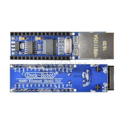 2Pcs Mini ENC28J60 Webserver module Ethernet Shield board for Arduino Nano V3.0
