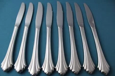 8 Dinner Knives Hollow Oneida BANCROFT Fortune Stainless 9"