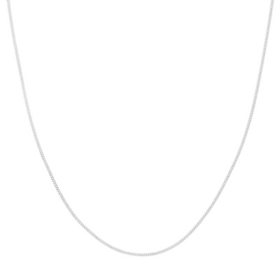 1.4MM MIAMI CUBAN CURB CHAIN NECKLACE REAL 14K WHITE GOLD