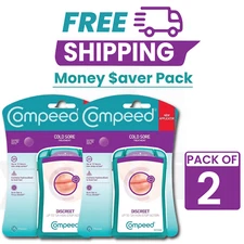 Compeed Cold Sore Patch 30 Patches - 2 Pack Of 15 Patches