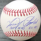Miguel Cabrera Autographed OMLB Baseball Inscribed 3174 Hits 511 HRs Beckett COA