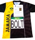 USAIN BOLT SIGNED RIO OLYMPICS JAMAICA JERSEY AUTHENTIC AUTOGRAPH BECKETT BAS