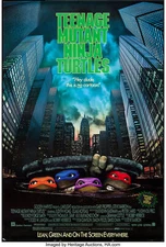 Teenage Mutant Ninja Turtles 1990 35mm Film Cell strip very Rare var_e
