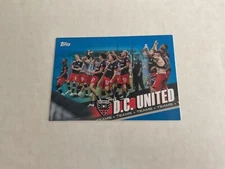 2022 Topps MLS Soccer D.C. UNITED TEAM Blue Parallel 99/99