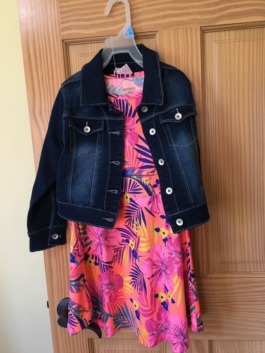 white floral dress with denim jacket White Floral Dress With Denim Jacket HOT White Maxi Dress With Denim Jacket Midi Dress With