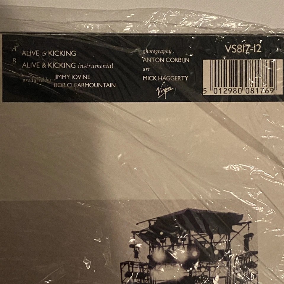 SIMPLE MINDS - ALIVE & KICKING UK 12" SINGLE BRAND NEW AND SEALED - Image 3 of 3