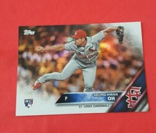 2016 Topps Update US258 Seung-Hwan Oh Rainbow Foil Parallel Rookie Card 