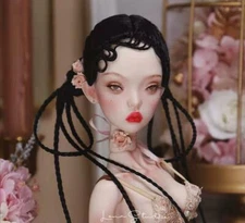 Free shipping 1/4 bjd doll popovy sister owl resin MSD SD gift resin toys