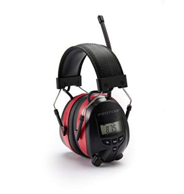Wiederaufladbarer Gehörschutz mit Bluetooth, FM/AM Digitalradio und integriertem