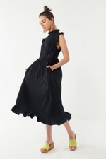 Urban Outfitters Gabby Ruffle Babydoll Midi Dress - Great Condition Retail $79