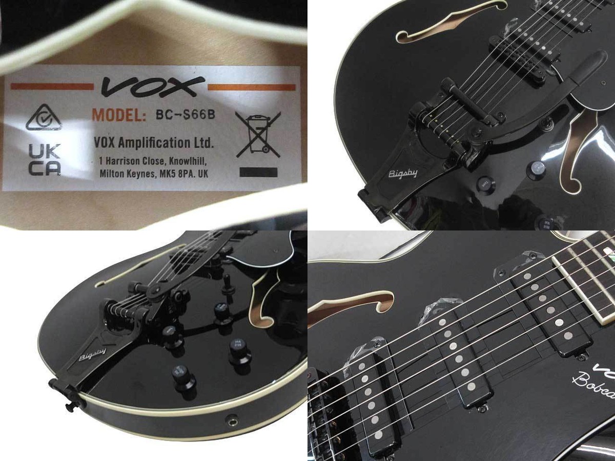 VOX Bobcat S66 Bigsby BLACK BC-S66B Used Electric Guitar | eBay