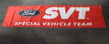 Ford SVT Banner Flag Big 2x8 ft Special Vehicle Team Car Racing Mechanic Garage