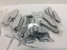 17 Frontgate Re-Useable Make A Bow Gift Christmas Holiday Silver Bow Wreath Tree