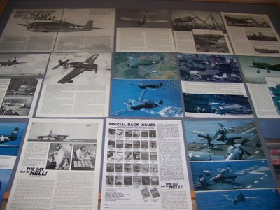 VINTAGE..GRUMMAN F6F HELLCAT..... HISTORY/PHOTOS/VARIANTS ..RARE! (417B)
