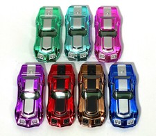 7pc AFX'tras A/P Chevy Corvette Slot Car BODY Vivid Vettes RAINBOW Ultra Chrome