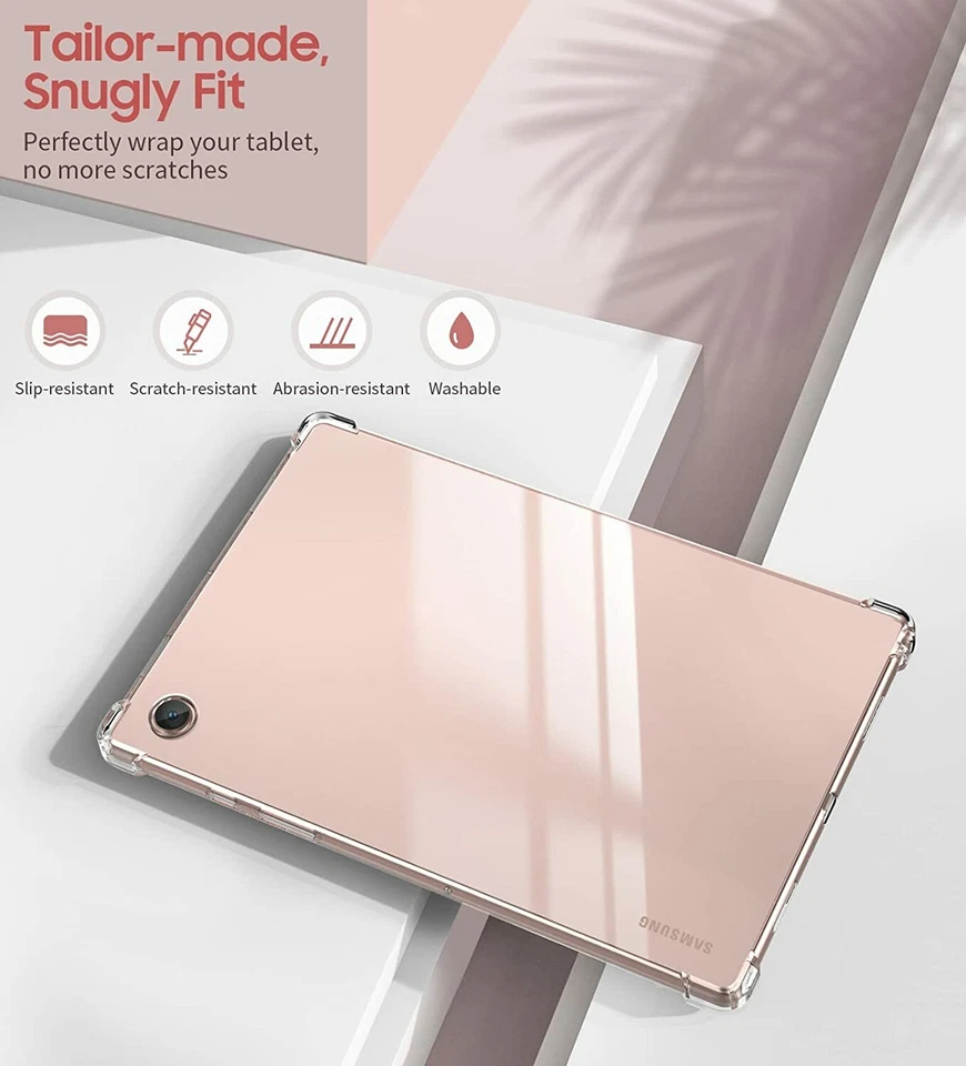 Clear Case For Samsung Galaxy Tab A 10.1 A8 10.5" S8 S7 FE S5e 11" 12.4" A7 8.7" - Image 2 of 4