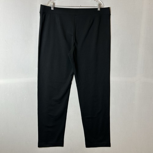 Pure Jill Pants Womens Extra Large Black Leggings Ankle Slim Leg Stretch - Picture 2 of 14