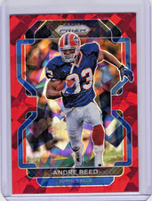 2021 Panini Prizm Andre Reed 124 Red Ice Prizm New York Buffalo Bills NFL