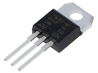 T1635T-8T Triac 800V 16A TO220AB Igt: 35mA Ifsm: 126A STMicroelectronics