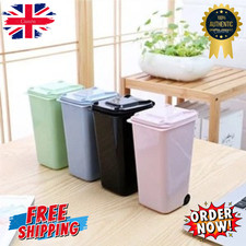 Cover Desk Dustbin Desktop Bin Mini Trash Can Garbage Storage Box Pen Holder