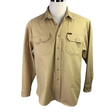 Woolrich Expedition Chamois Men's XL Heavy Flannel Hunt Outdoor Brush Jacket