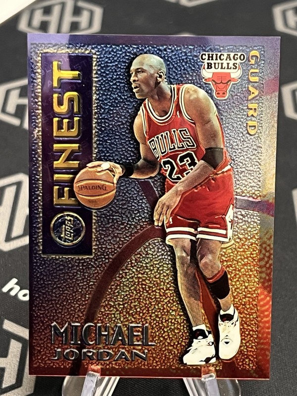 95-96 Topps Finest Michael Jordan Mystery Borderless Silver