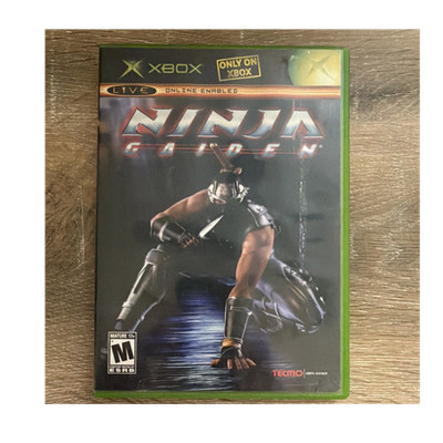 Tecmo Ninja Gaiden Action & Adventure Microsoft Xbox (2004) w/ Manual Included M