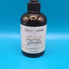 Bask Lather Scalp Stimulator Hair Growth Oil 4 fl oz Peppermint Rosemary