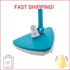 U.S. Pool Supply Weighted Triangular Pool Vacuum Head with Swivel Connection, Po