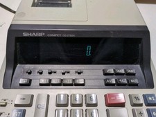 Sharp Compet QS-2760H Printer Adding Machine Calculator 12-Digit Good Condition