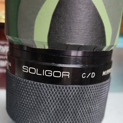 Soligor C/D 500mm f/8 Mirror Macro/Close Up Lens Aluminum Barrel Ø77 Filter