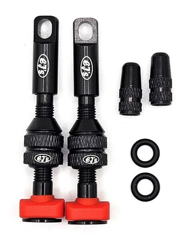 Tubeless Tire Presta Valves 44mm (Compatible Peatys Muc Off DT Swiss) MTB Road