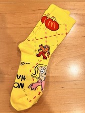 McDonald's Grinch Socks Christmas Adult Happy Meal 2025 Yellow New and Opened