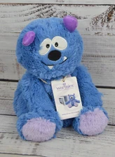 Warmies Microwavable & Weighted BLUE MONSTER Lavender Scented Stuffed Animal NWT