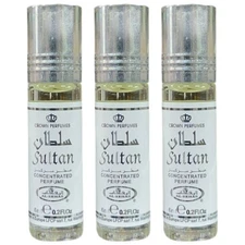 Sultan Al Rehab (3-Pack) Roll On 6mL Each Perfume Oil Concentrated