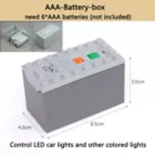 4PCS Power Functions Battery Box Train Motor IR Receiver Controlled For Lego Set - Image 3 of 4